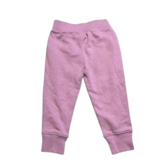 GAP SweatPants Girls Size 2 Purple with Pink Logo - Picture 2 of 5